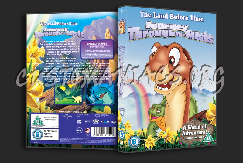 The Land Before Time  04 Journey Through the Mists dvd cover