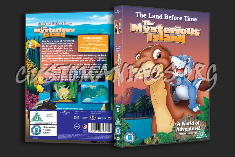 The Land Before Time 05 The Mysterious Island dvd cover