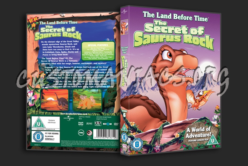 The Land Before Time  06 The Secret of Saurus Rock dvd cover