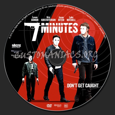 7 minutes dvd label