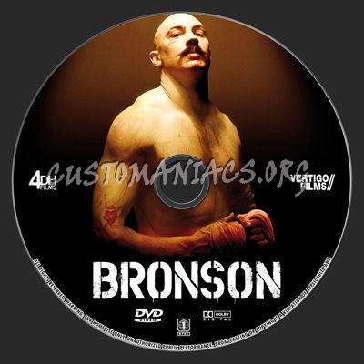 Bronson dvd label