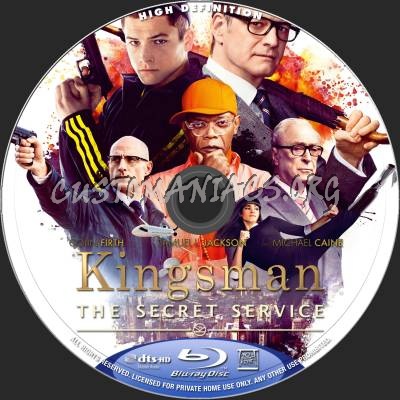 Kingsman: The Secret Service blu-ray label