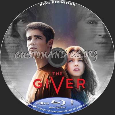 The Giver blu-ray label