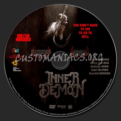 Inner Demon dvd label