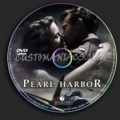 Pearl Harbor dvd label