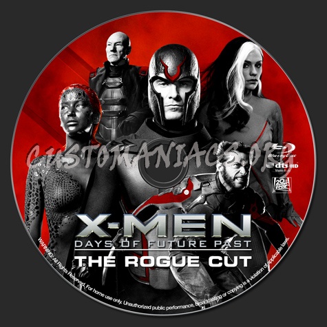 X-Men: Days of Future Past (The Rogue Cut) blu-ray label