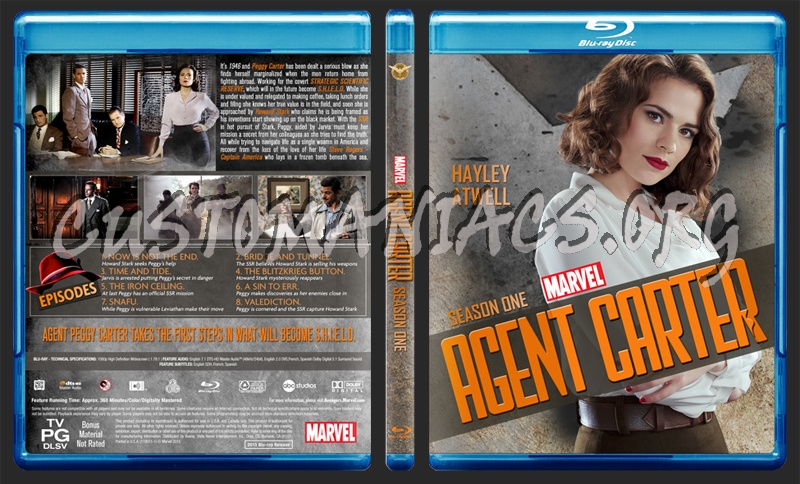 Agent Carter blu-ray cover