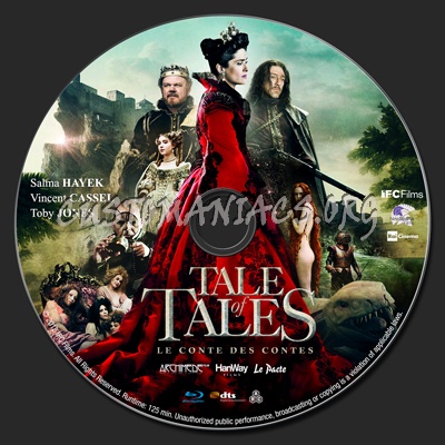 Tale of Tales blu-ray label