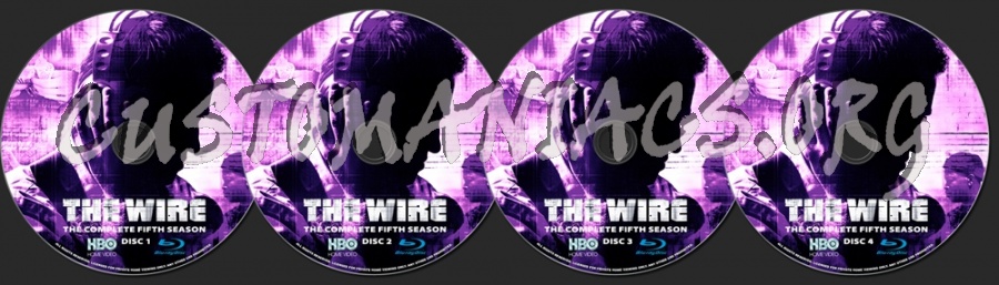 The Wire Season 5 blu-ray label