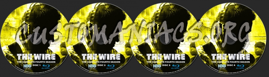 The Wire Season 4 blu-ray label