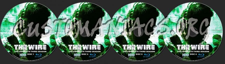 The Wire Season 3 blu-ray label