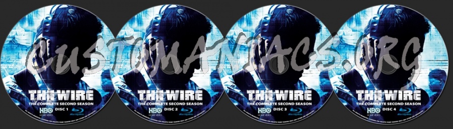 The Wire Season 2 blu-ray label