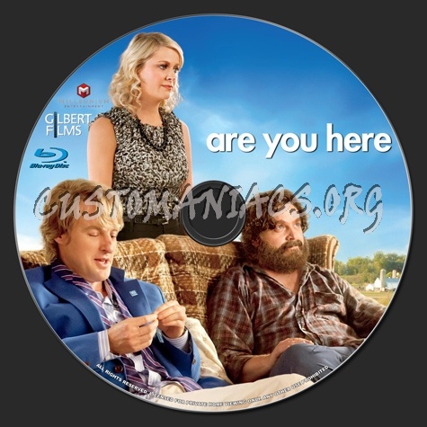 Are You Here blu-ray label