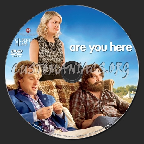 Are You Here dvd label