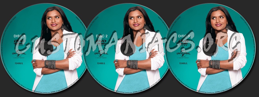 The Mindy Project Season 2 dvd label