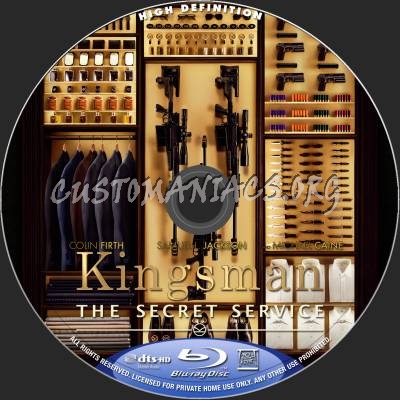 Kingsman: The Secret Service blu-ray label