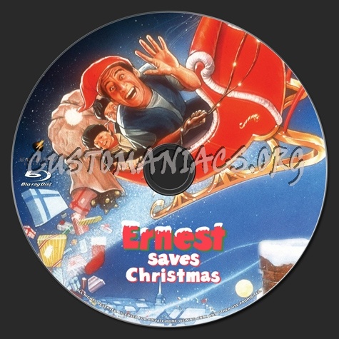 Ernest Saves Christmas blu-ray label