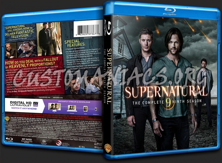 Supernatural Season 9 blu-ray cover