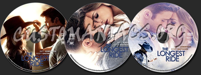 The Longest Ride dvd label