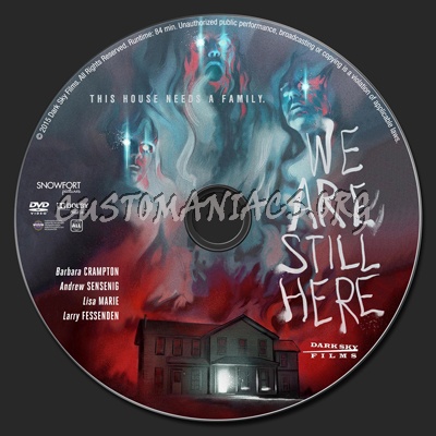 We Are Still Here dvd label