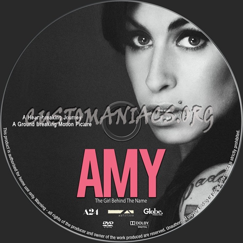 Amy dvd label