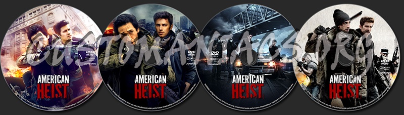 American Heist (2014) dvd label