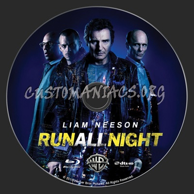 Run All Night blu-ray label