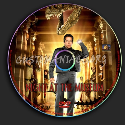 Night At The Museum dvd label