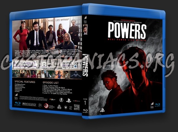 Powers Season 1 blu-ray cover