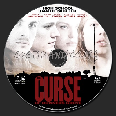 The Curse Of Downers Grove blu-ray label