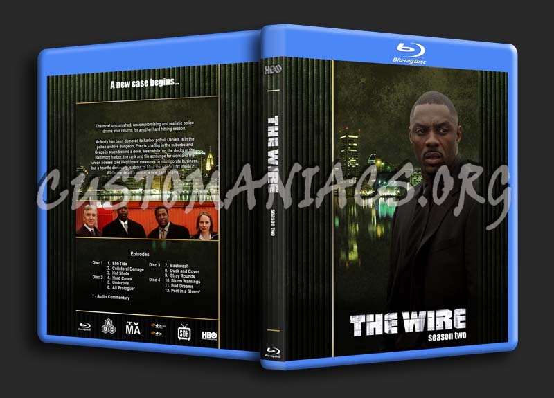 The Wire Complete Series blu-ray cover