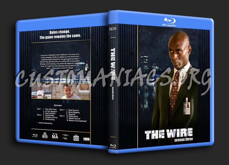 The Wire Complete Series blu-ray cover