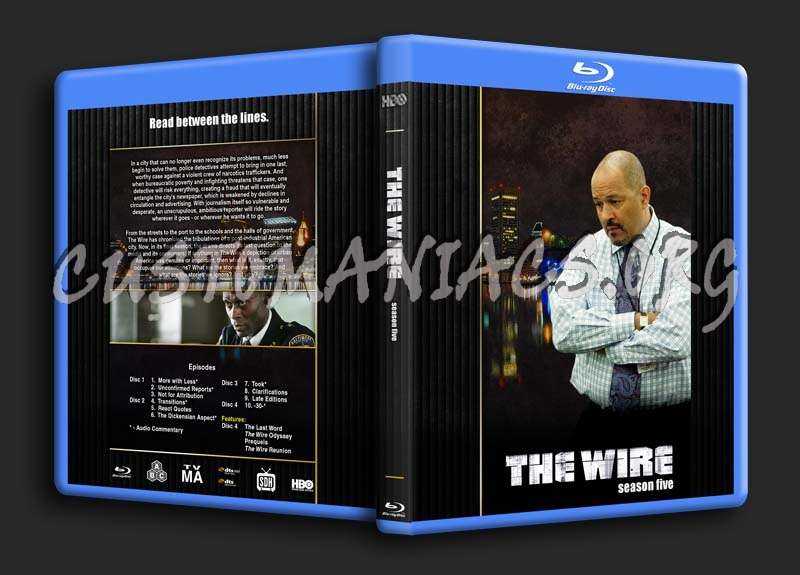 The Wire Complete Series blu-ray cover