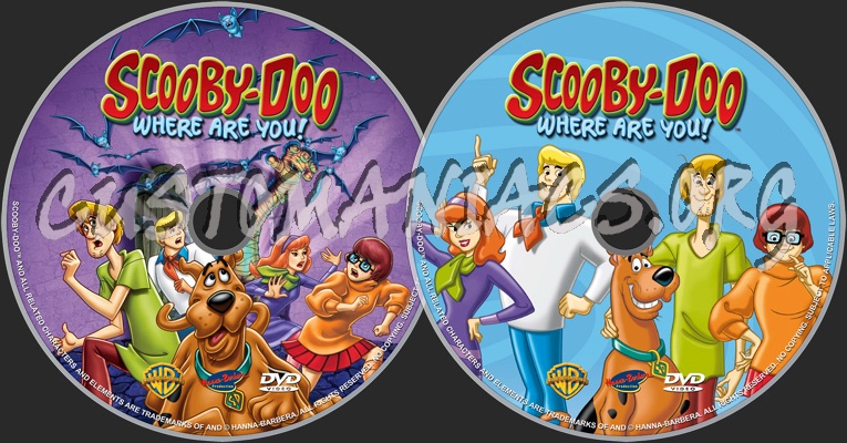 Scooby-Doo, Where Are You! dvd label