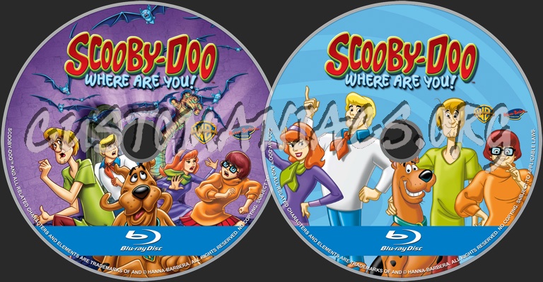 Scooby-Doo, Where Are You! (1969-1970) blu-ray label