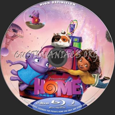 Home blu-ray label