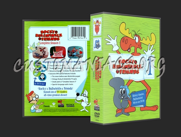 Rocky and Bullwinkle and Firends Season 1 dvd cover