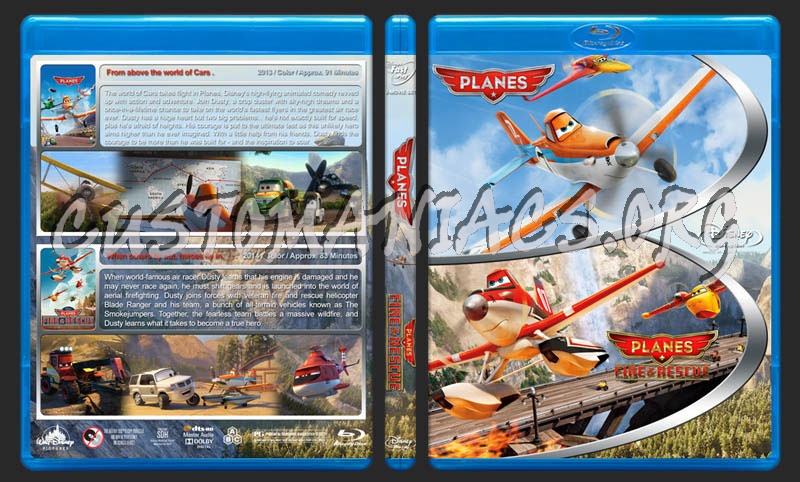 Planes Double Feature blu-ray cover