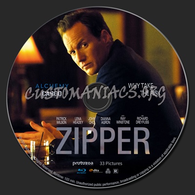 Zipper blu-ray label