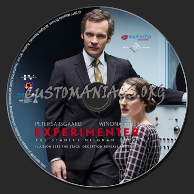 Experimenter blu-ray label