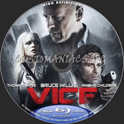 Vice blu-ray label