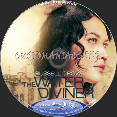 The Water Diviner blu-ray label