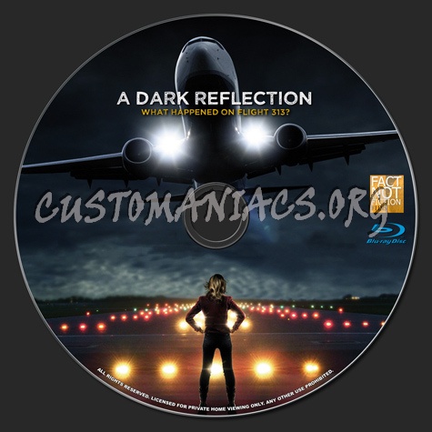 A Dark Reflection blu-ray label