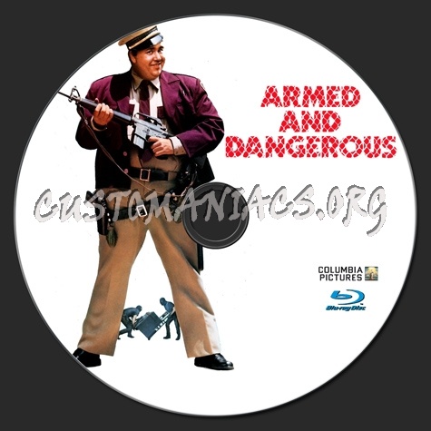 Armed and Dangerous blu-ray label