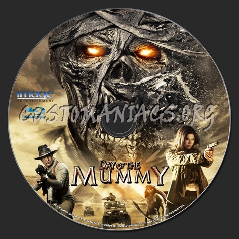 Day of the Mummy blu-ray label