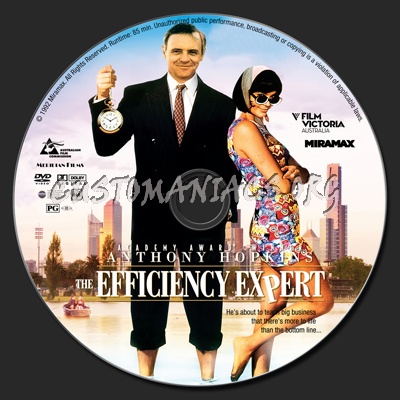 The Efficiency Expert dvd label