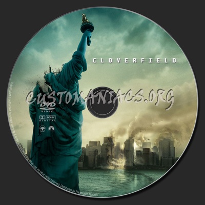 Cloverfield dvd label