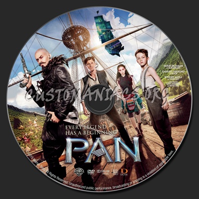 Pan dvd label