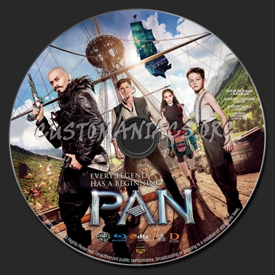 Pan blu-ray label