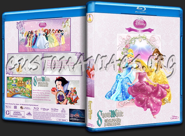 Snow White and the Seven Dwarfs - Disney Princess Collection blu-ray cover